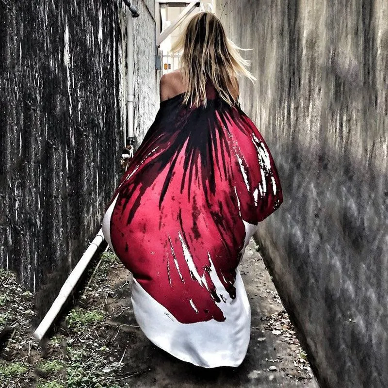 Boho Chic Vacation Swing Midi Dress