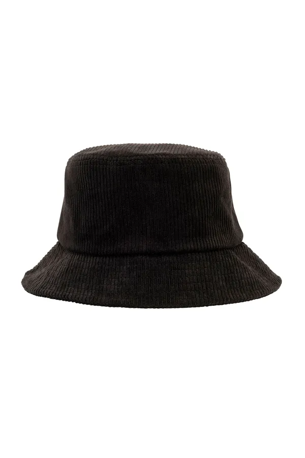 Bold Cord Bucket Hat | Black