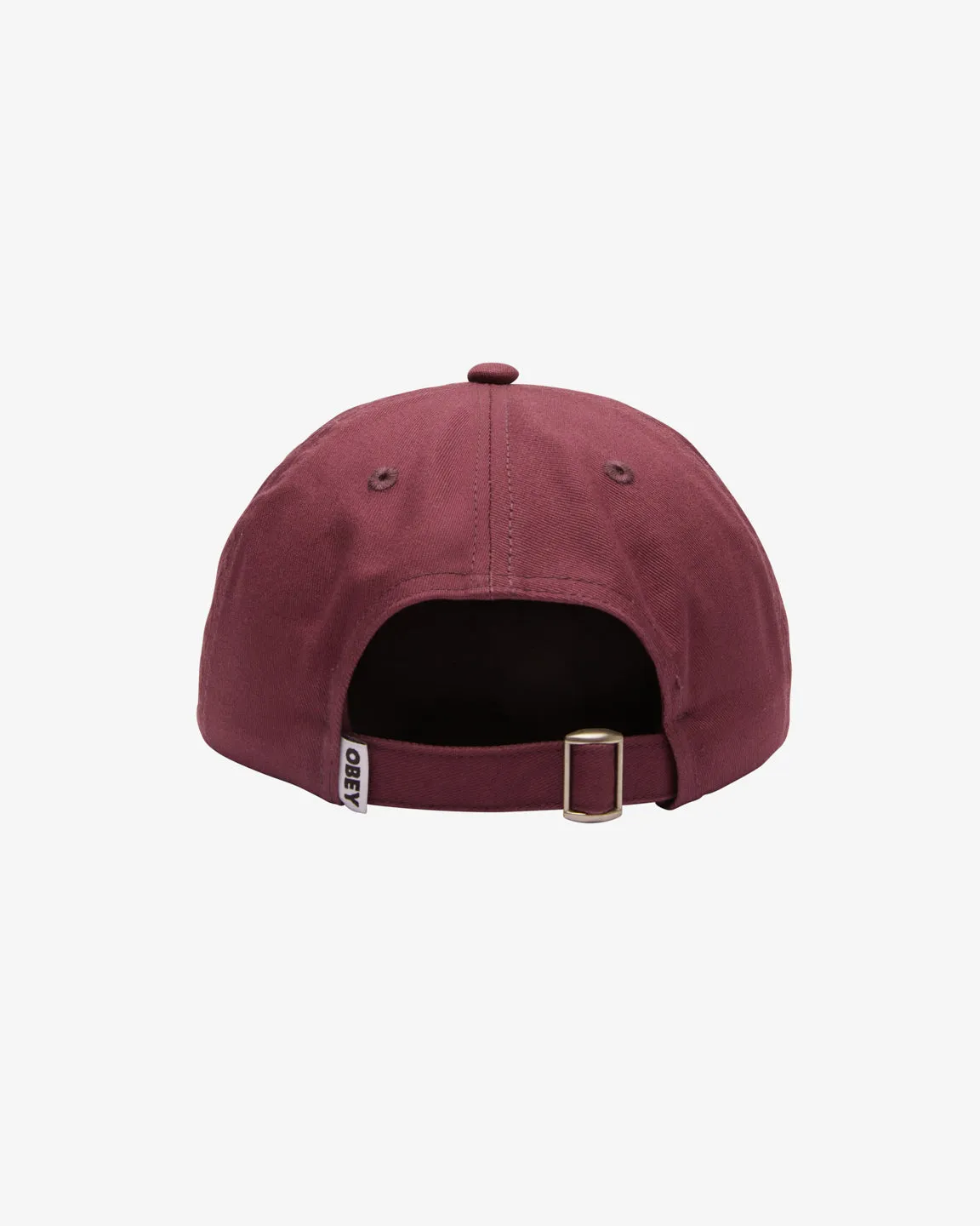 BOLD TWILL 6 PANEL STRAPBACK