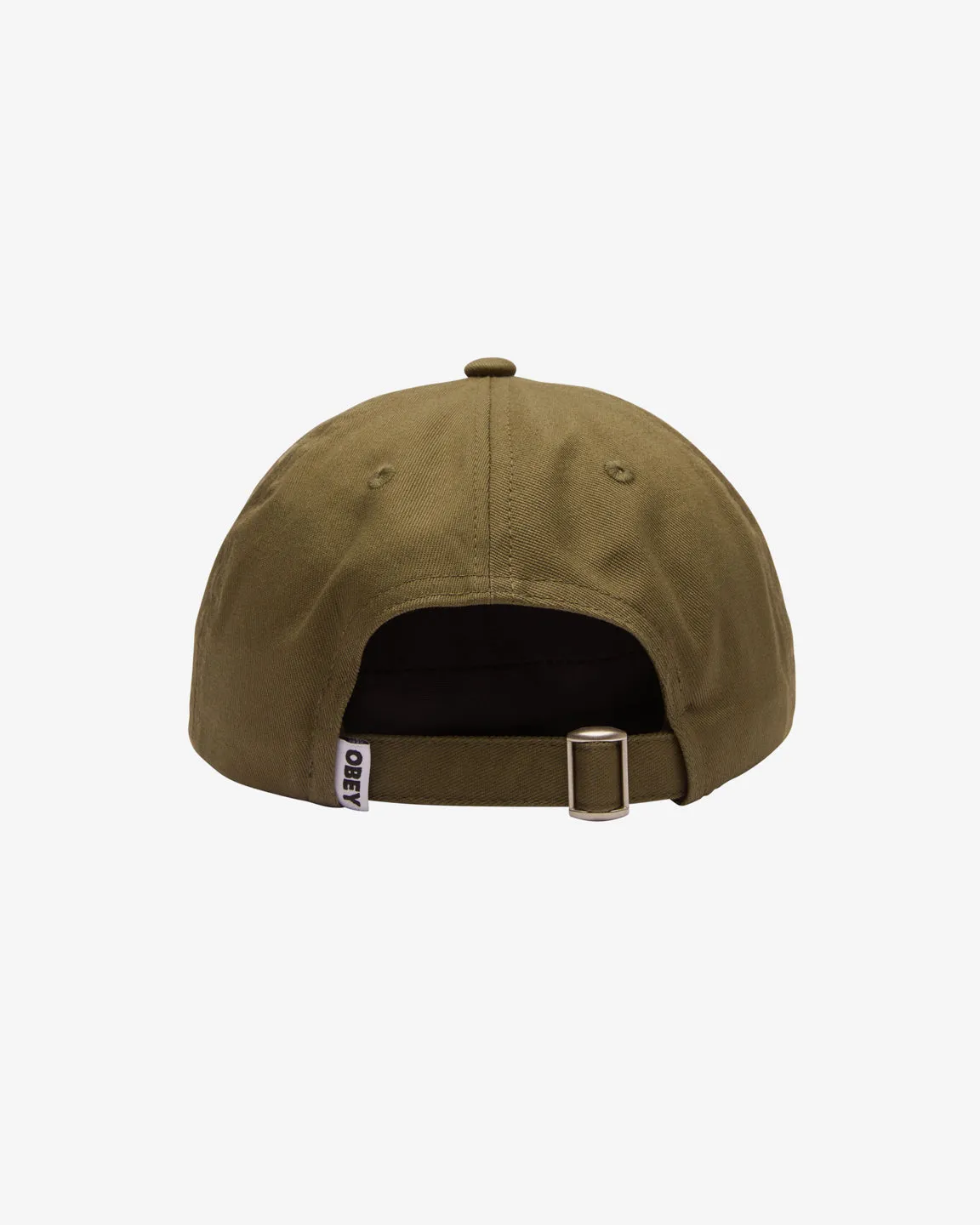 BOLD TWILL 6 PANEL STRAPBACK