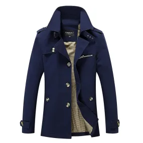Brand New Men's Casual Trench Coat Wind