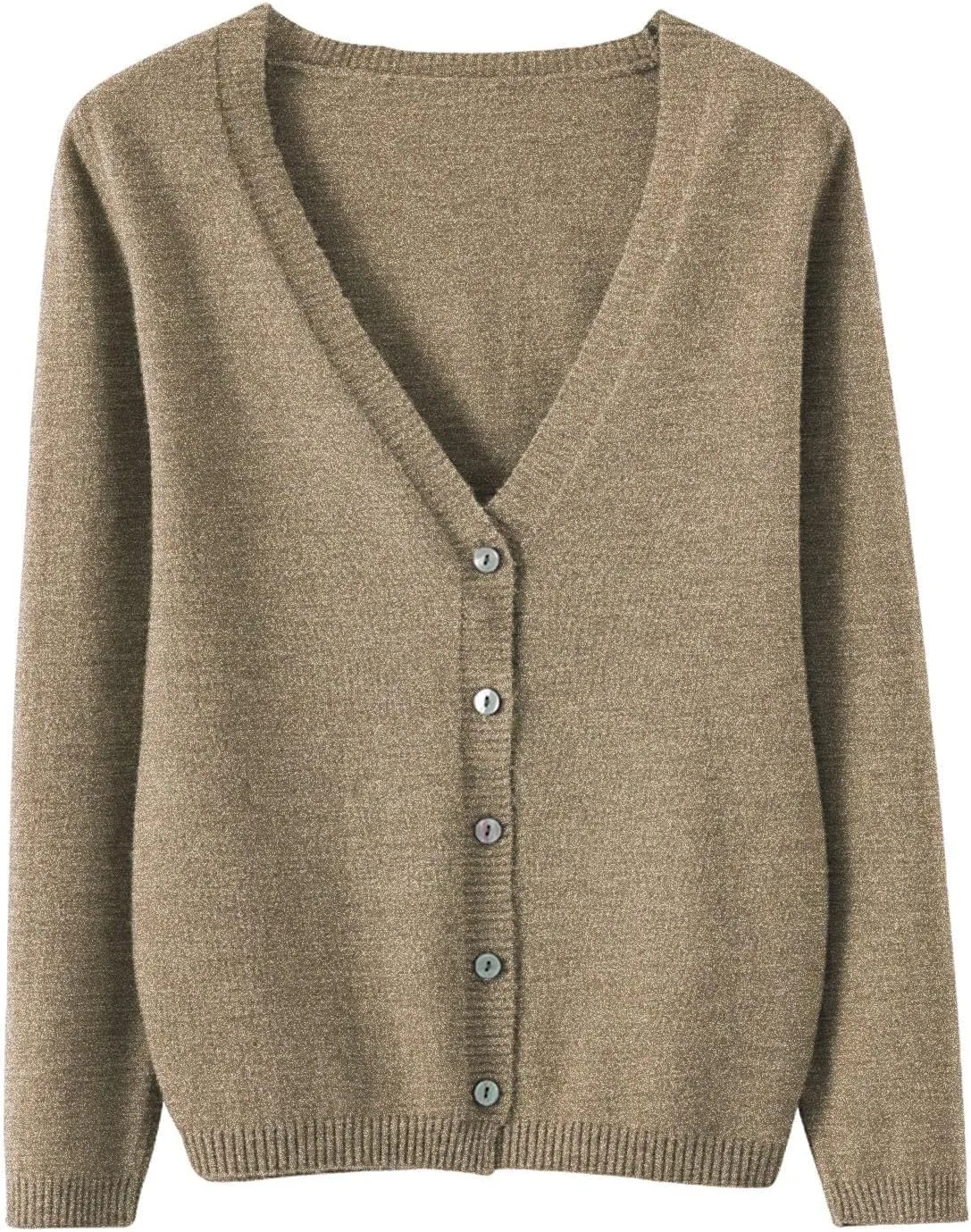 Cropped Cardigan Sweaters for Women 2024 Lightweight Knit Cardigan Long Sleeve V Neck Button Down Fall Outerwear
