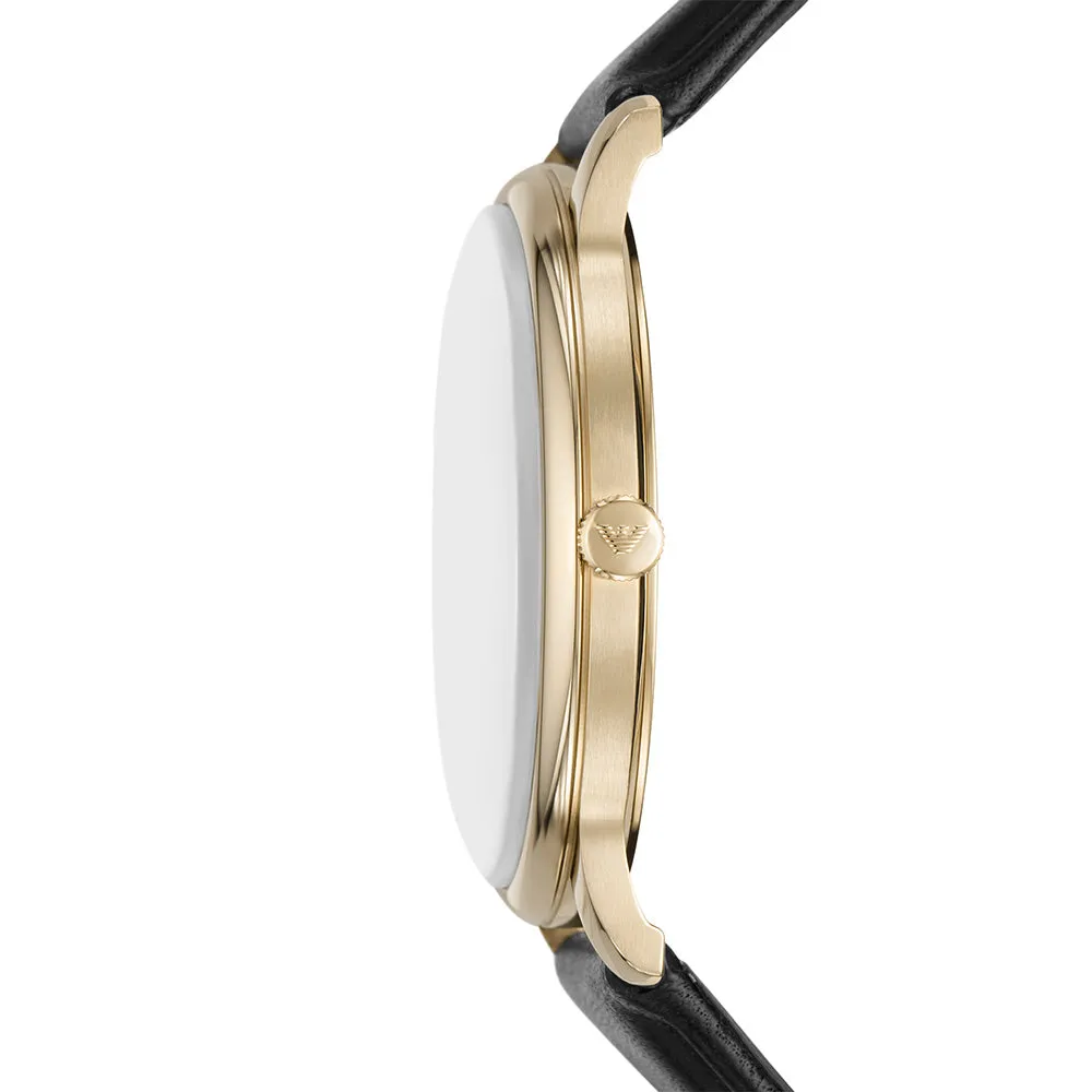 Emporio Armani AR11601 Minimalist Mens Leather Watch