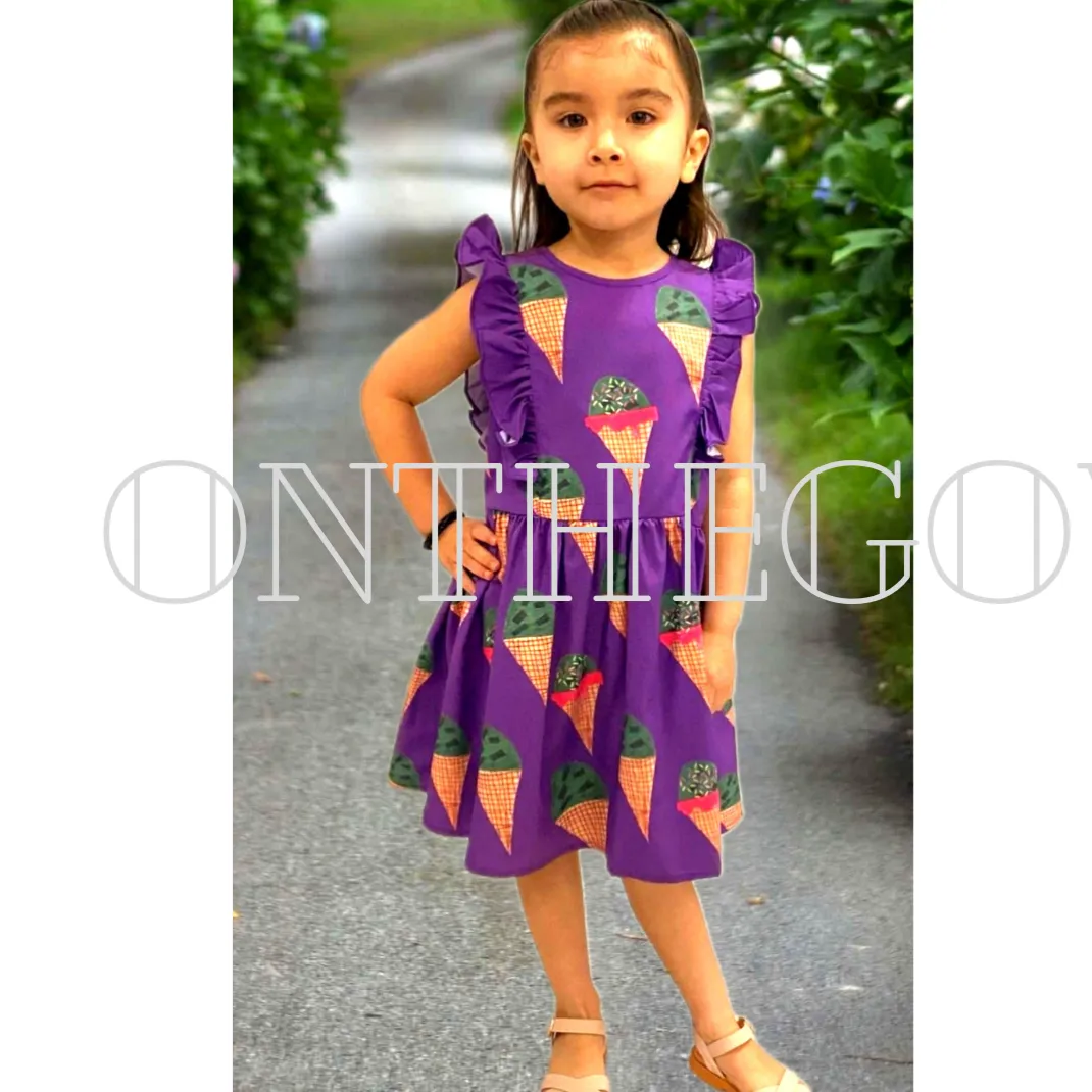 Ice Cream Ruffled Sundress