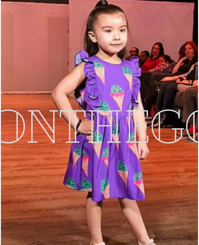 Ice Cream Ruffled Sundress