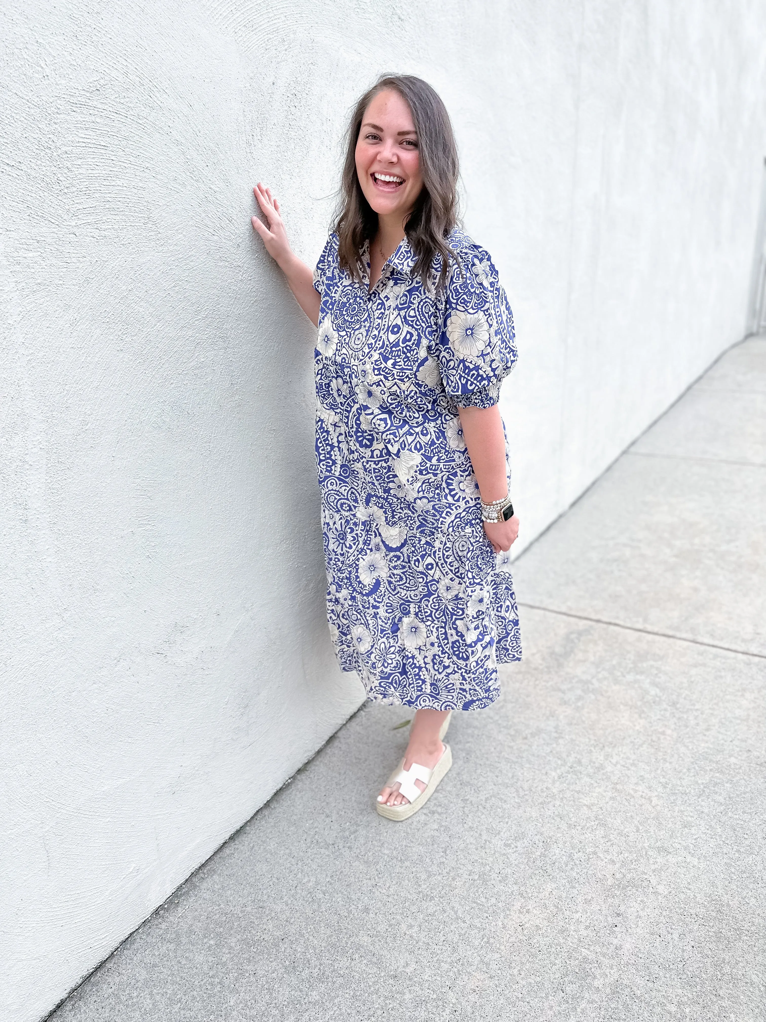 Michaela Chic Midi Dress