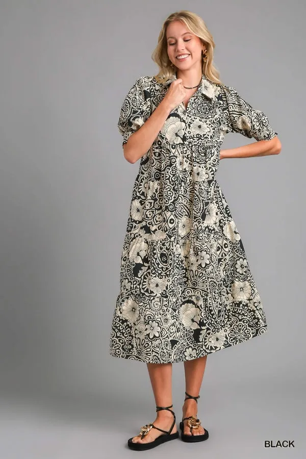 Michaela Chic Midi Dress