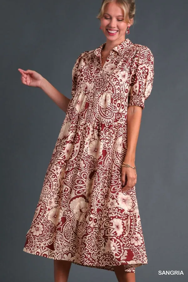 Michaela Chic Midi Dress