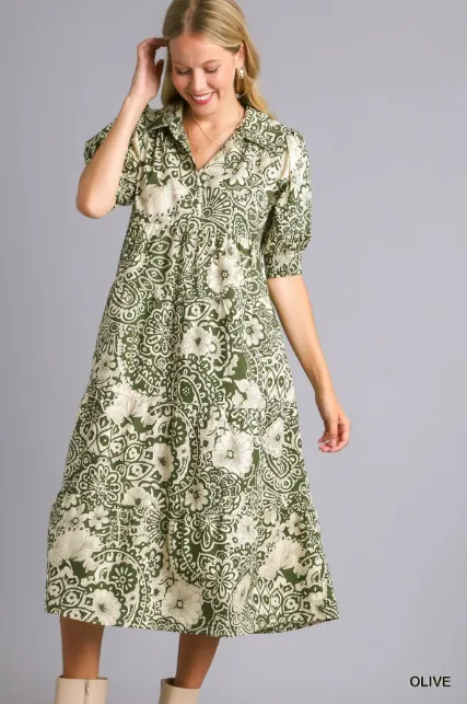 Michaela Chic Midi Dress