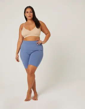 Plus Size Stretchy Bike Shorts