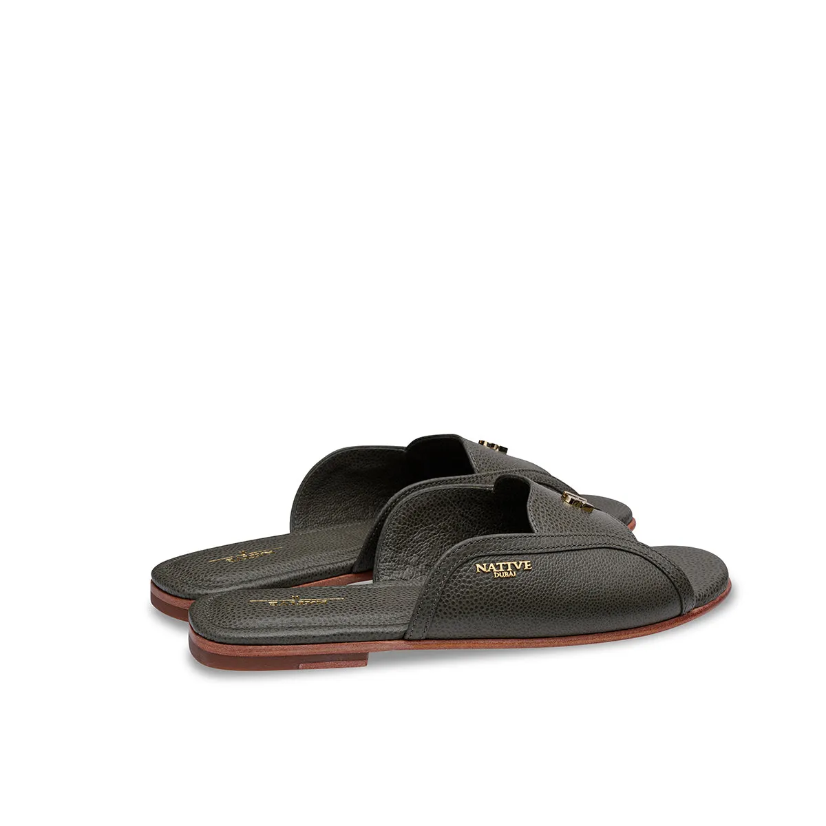 SF in Calf Solid in Lichen