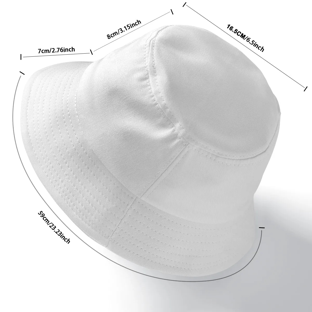 Sixty Eight 93 Logo Black White Bucket Hat
