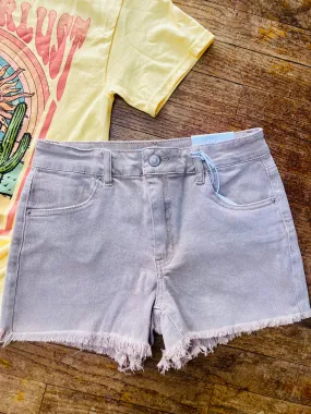 Tay Frayed Shorts - Mocha