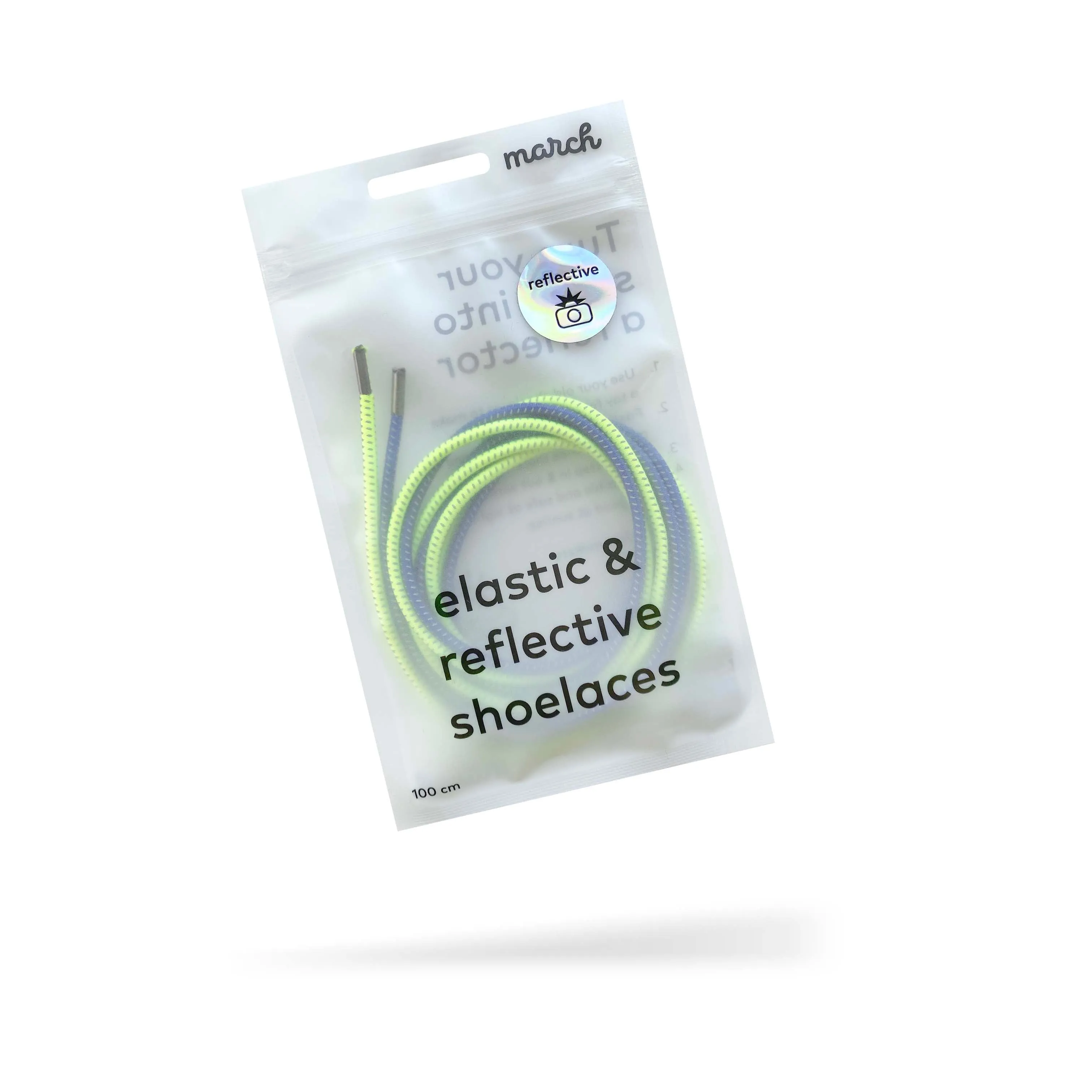 UKRAINE elastic & reflective shoelaces