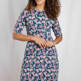 Weird Fish Women's Cassandra Jersey Swing Dress