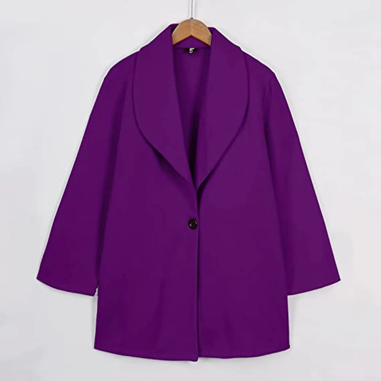 Winter Trench Coat for Women Casual Single Breasted Lapel Collared Pea Coats Warm Oversized Long Winter Jackets
