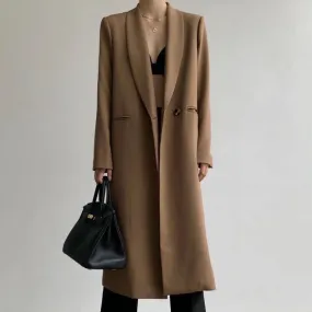 Womens Single Button Windbreaker