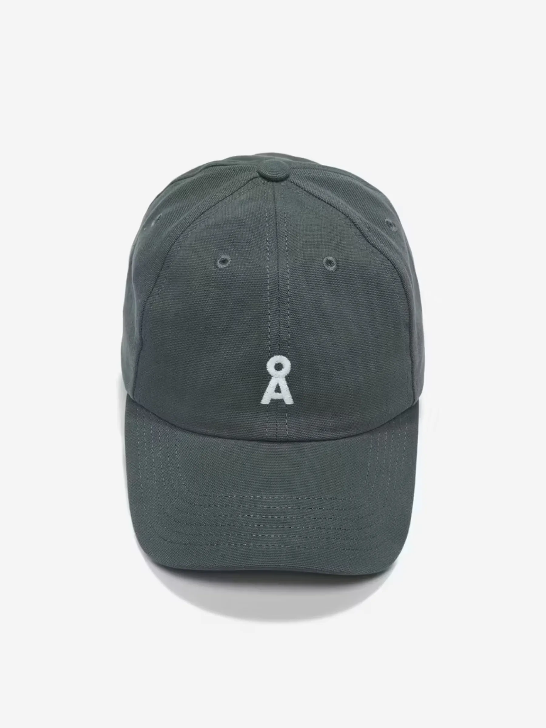Yenaas Bold Denim Cap dark Grey  | Armedangels